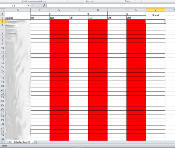Tabelle - (Microsoft Excel, Google Tabellen)