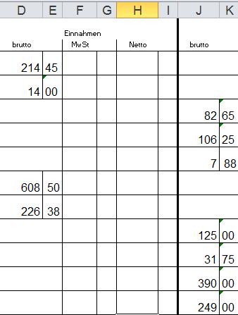 Excel 2 Geldbetrag aus 2 Spalten zusammenführen und ...