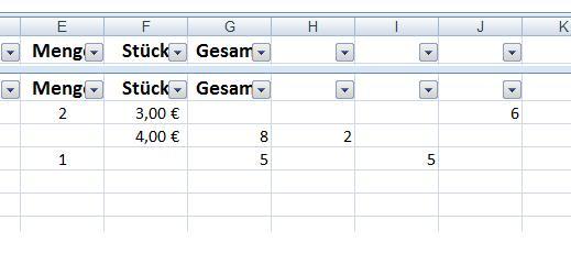 Beispiel - (Microsoft Excel, Excel 2007)