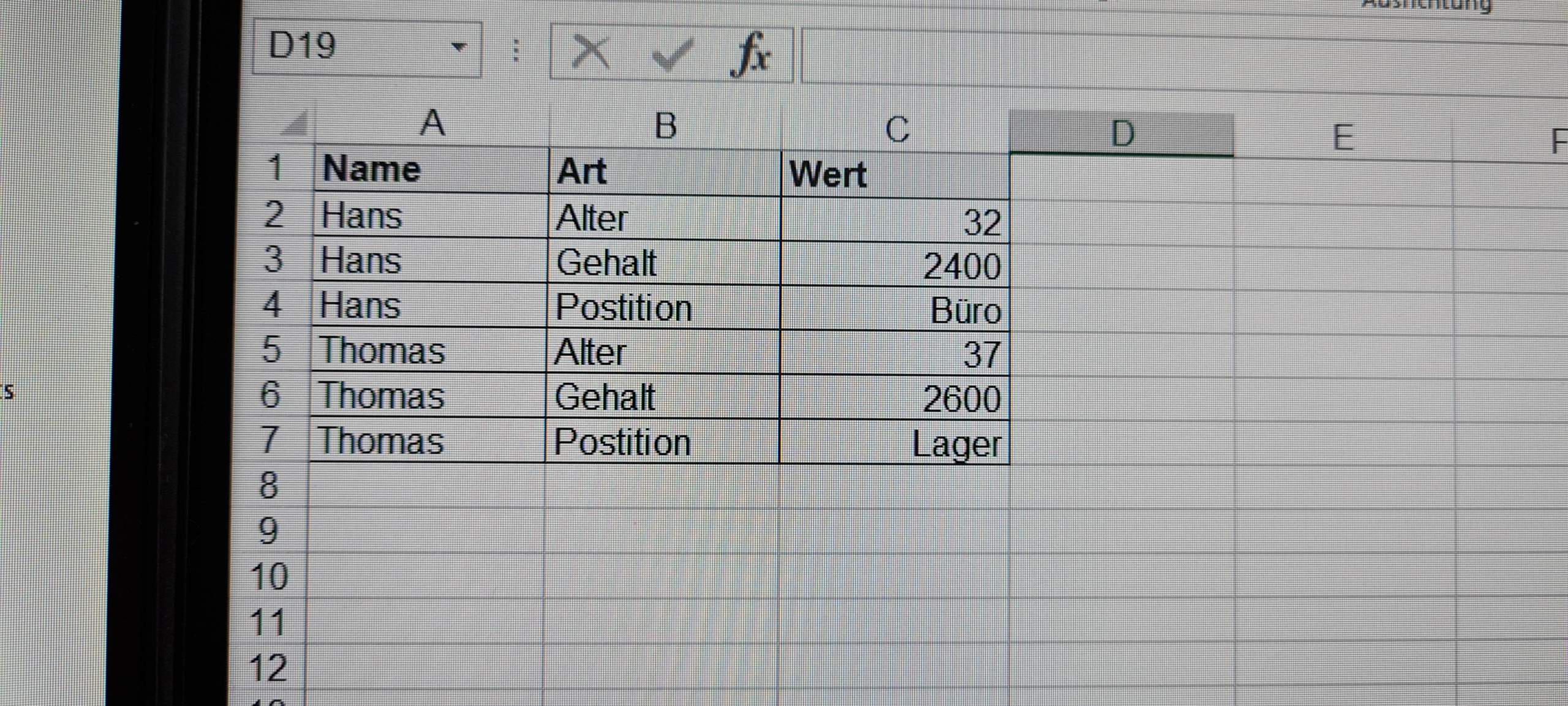 Excel bestimmten Wert ausgeben bei Suche nach 3 Werten? (Computer