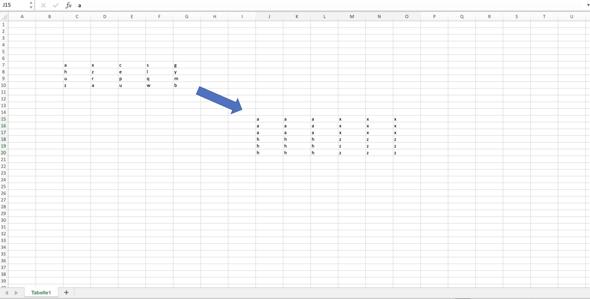 Excel: Formel zum Erweitern der Tabelle?