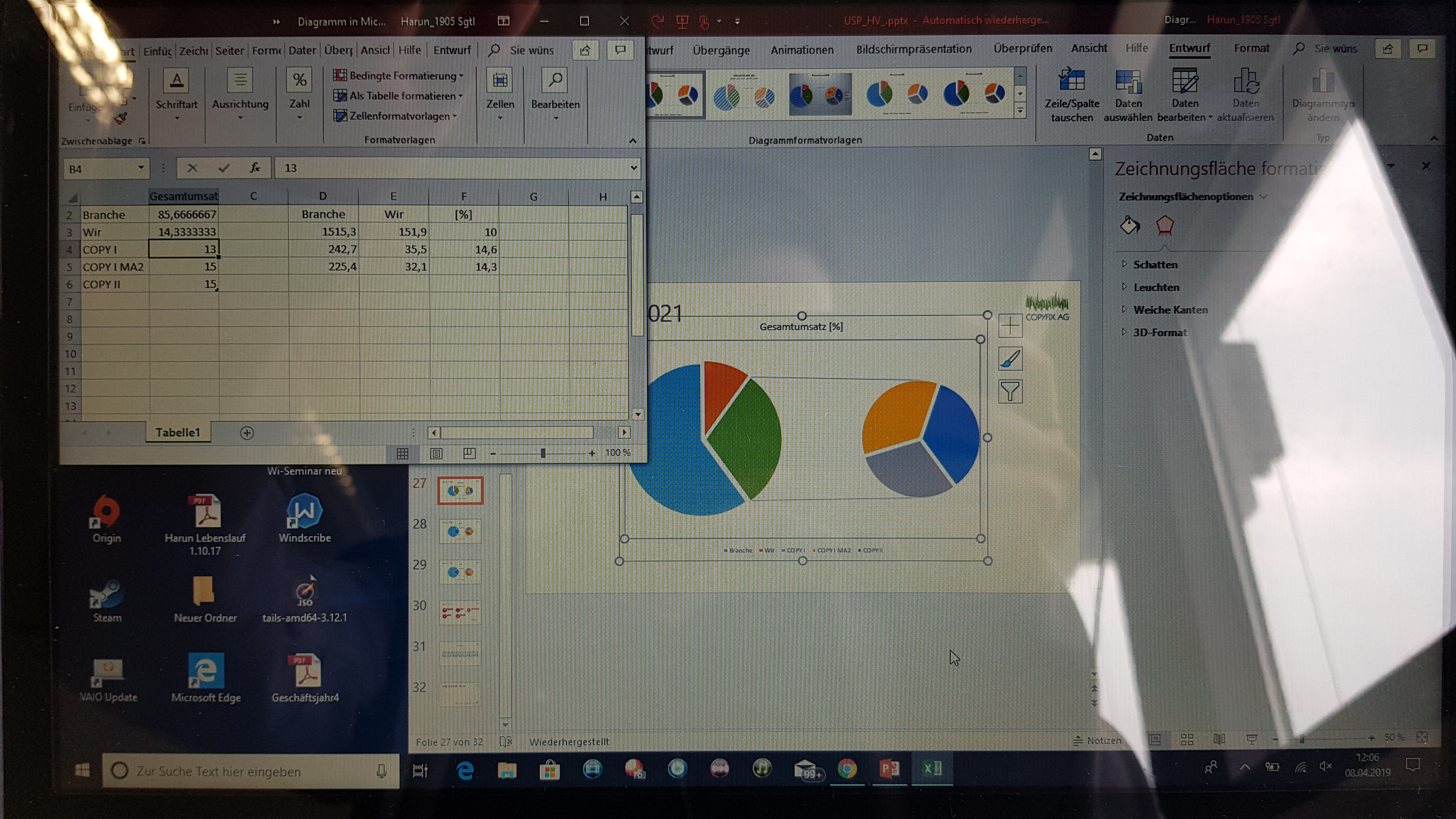 Excel Kreisdiagramm Zweiter Kreis Computer