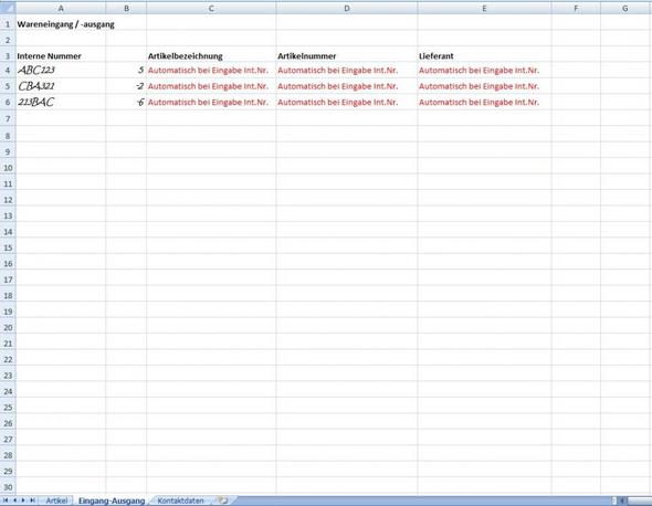 Tabelle 2 - (Microsoft, Excel, berechnen)
