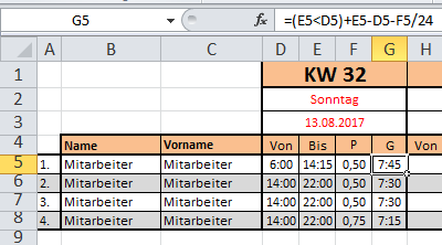 Bild B - (Microsoft Excel, Formel, formatieren)