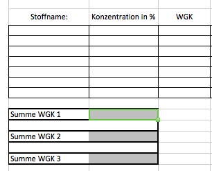 Foto der Excel-Tabelle - (Computer, Excel, Office)
