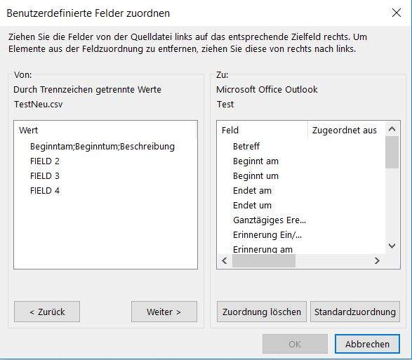 Exceldaten in Outlook Kalender importieren? (Microsoft Excel, Microsoft