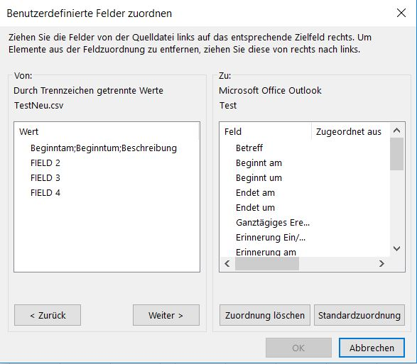 Exceldaten in Outlook Kalender importieren? (Excel)