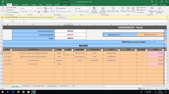 Excell Programmieren Excel