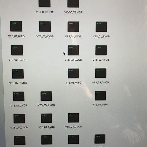 Das hier sind die besagten Dateien die ich nicht öffnen kann.  - (Computer, Apple, Mac)