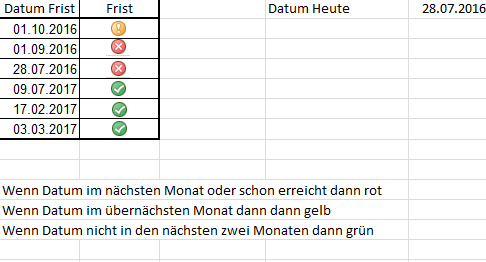 Excel Formatierung Datum Mit Symbolen Formatieren