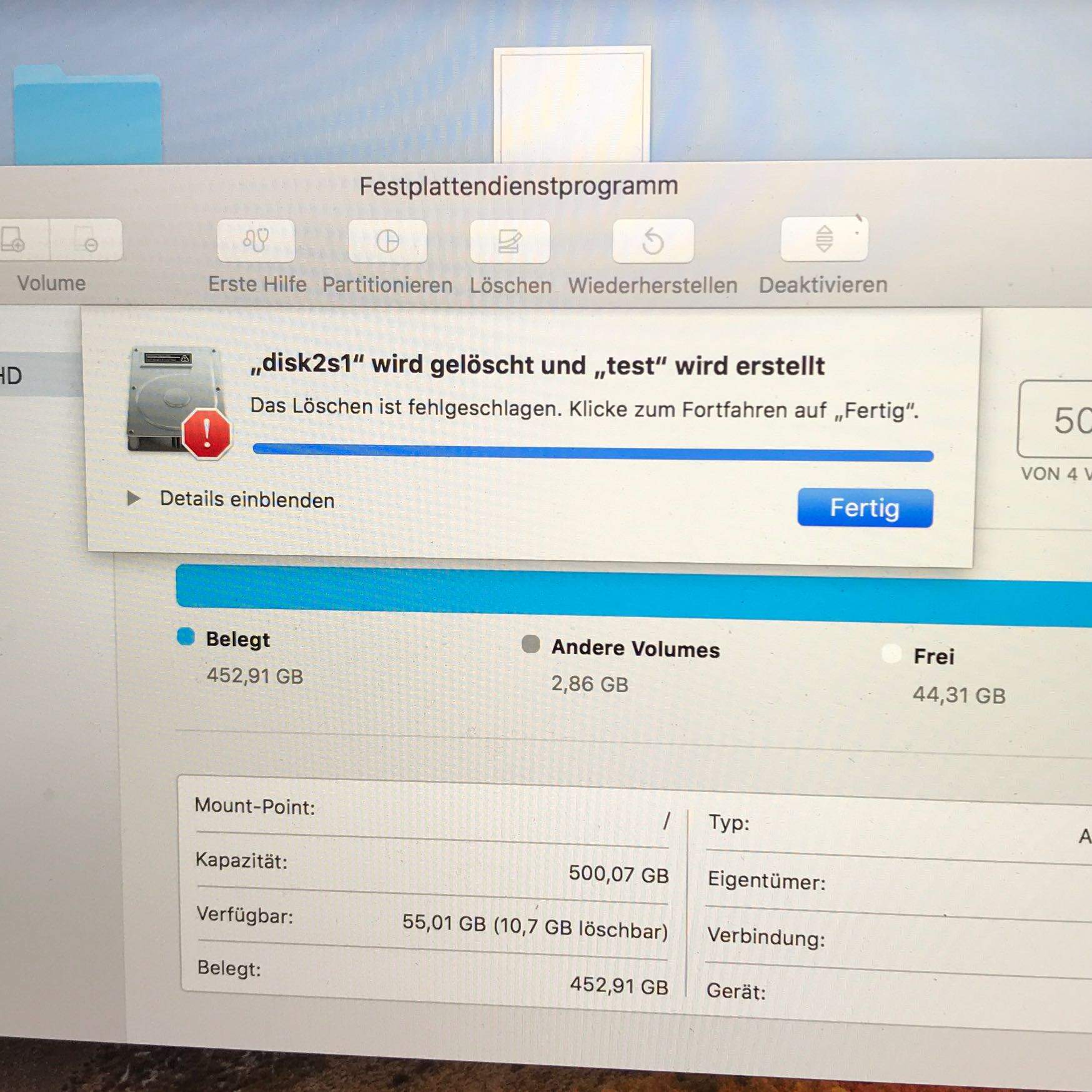 Festplatten Mit Master Boot Record Können Nicht Partitioniert Werden Mac Externe Festplatte kann nicht Formatiert/Partitioniert werden