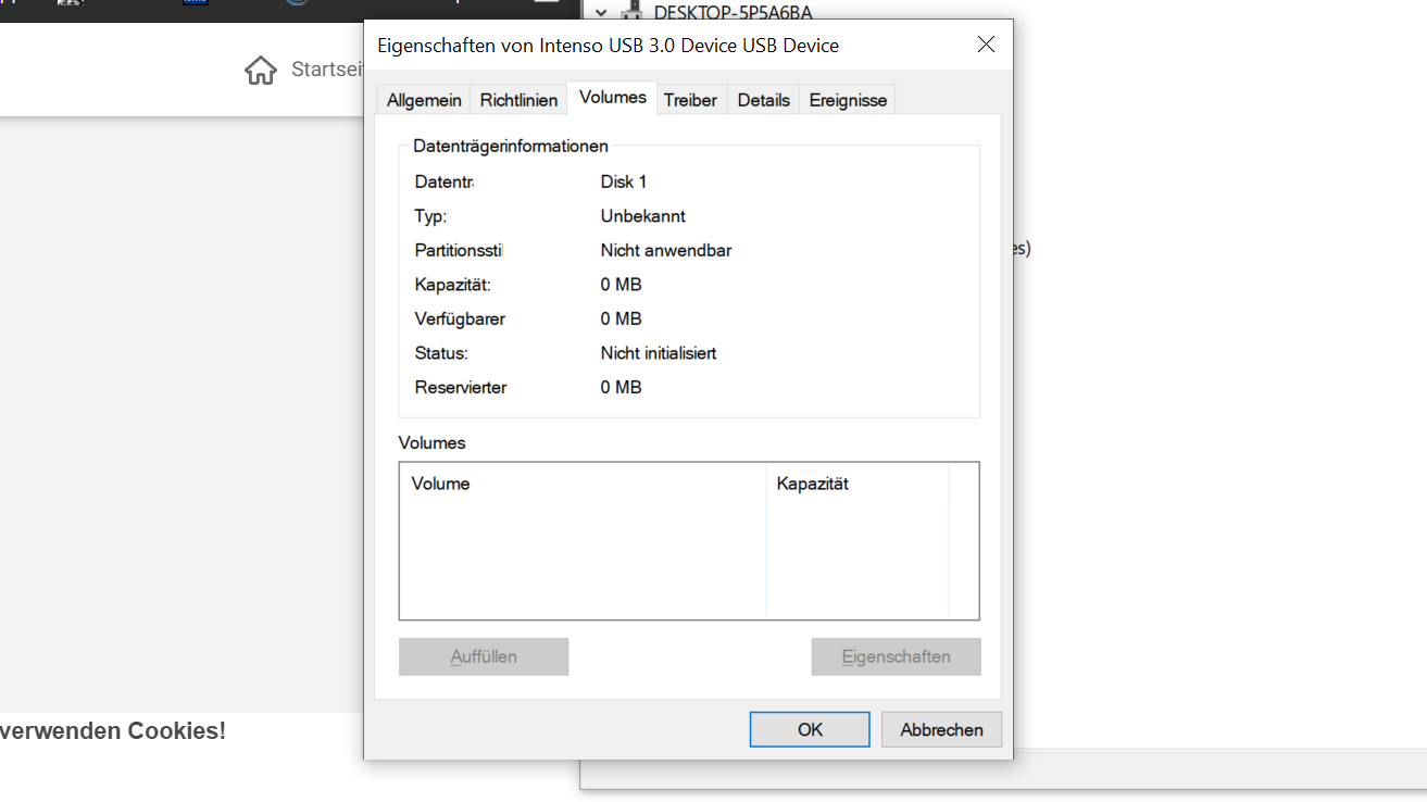 Intenso Externe Festplatte Piept Und Wird Nicht Erkannt Externe Festplatte wird nicht erkannt - Intenso 3,5" Memory Center