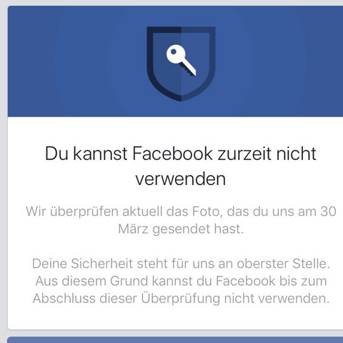Facebook deaktiviert von Facebook selbst es nervt?