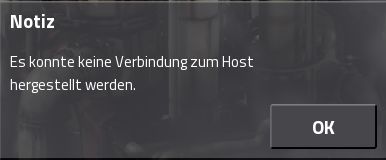 Factorio Es Konnte Keine Verbindung Zum Server Hergestellt Werden Technik Fehler Fehlermeldung