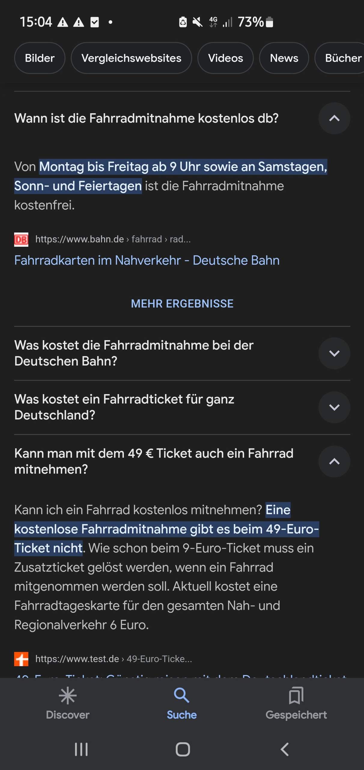 Fahrrad bei deutschlandticket kostenlos mitnehmen? (Bahn, Ticket, Zug)