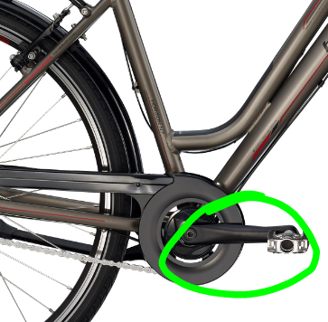 fahrrad pedale runter gefallen