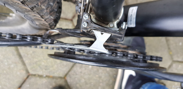 Fahrrad Umwerfer Zerstort Technik Technologie Fahrradschaltung