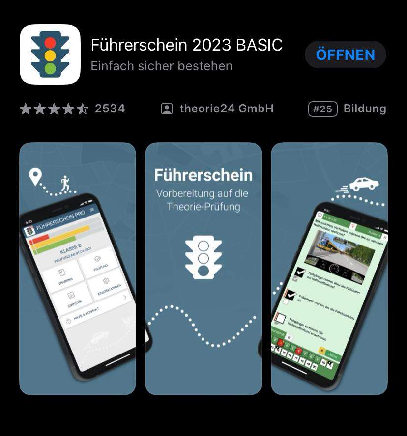 fahrschule app abgelaufen was tun?