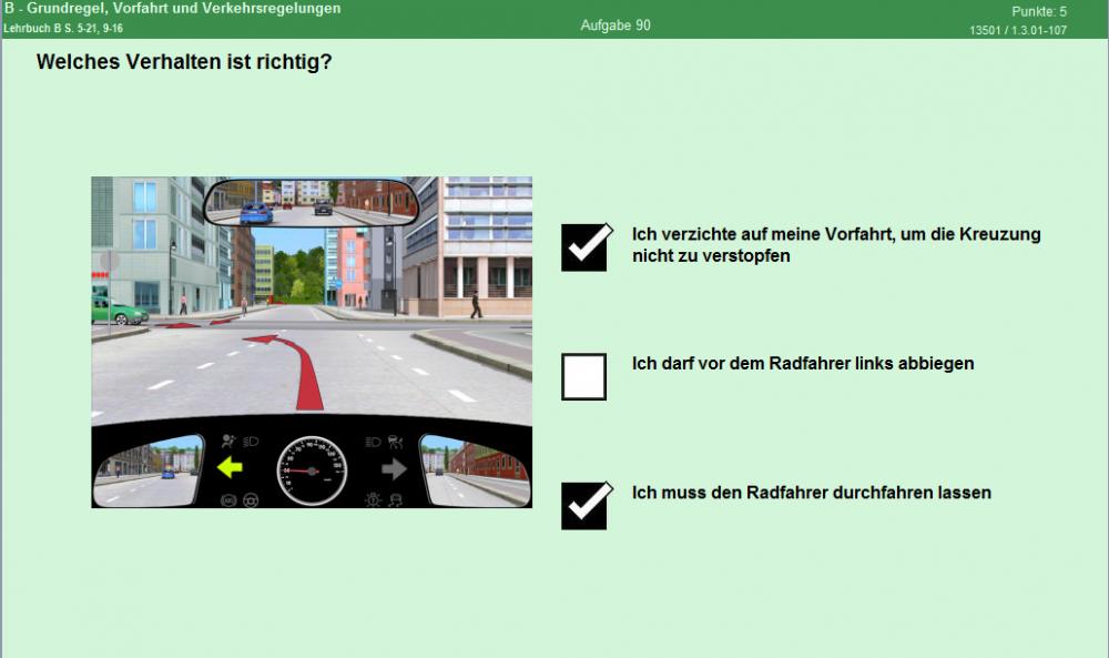 Fahrschule, Vorfahrt abgeben?