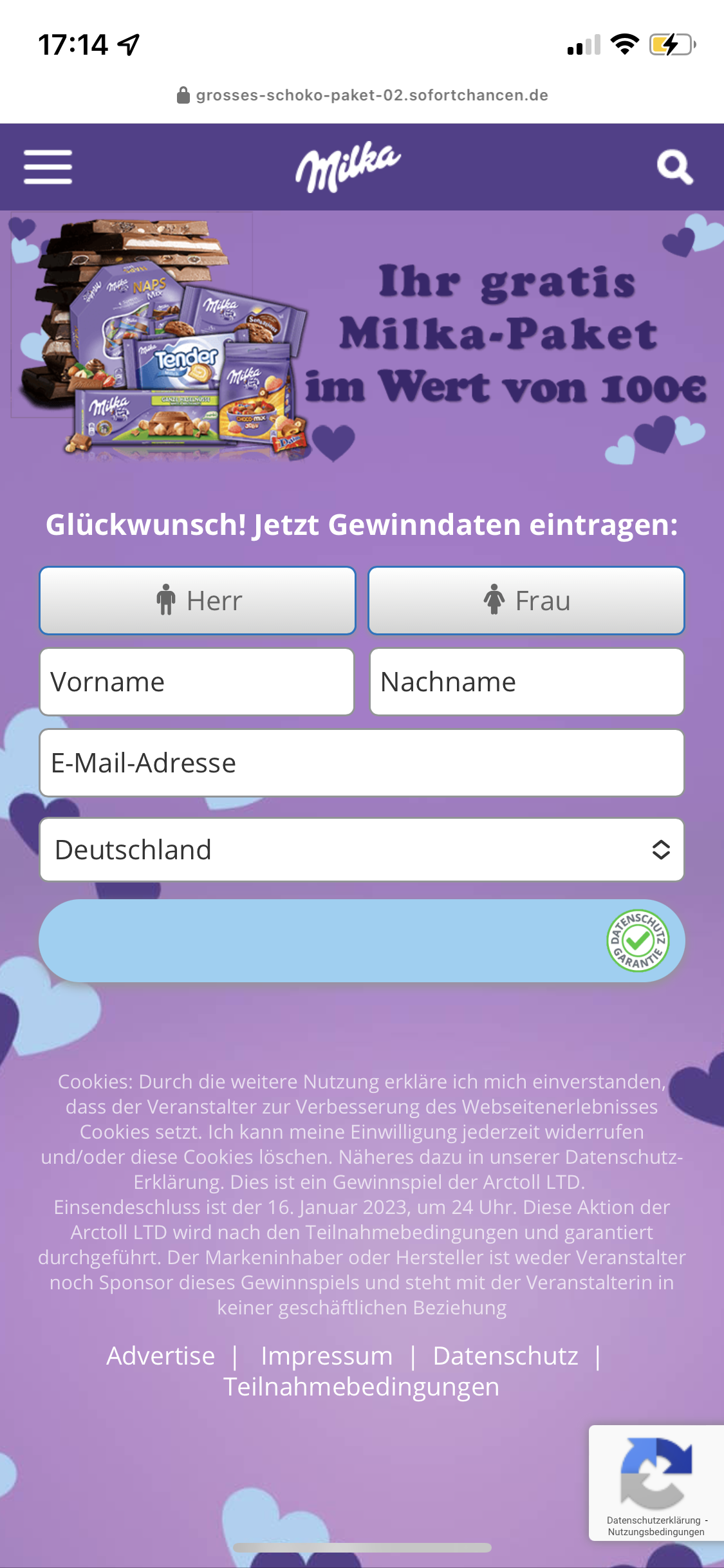 Schutzmaßnahmen nach der Teilnahme an einem betrügerischen Gewinnspiel Schutzmaßnahmen nach der Teilnahme an einem betrügerischen Gewinnspiel