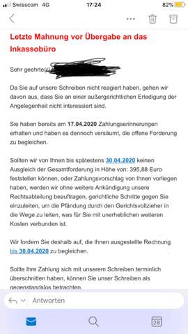 Fake Mahnung Von Gaboflix De Bitte Helfen Internet Mahnung Per Mail