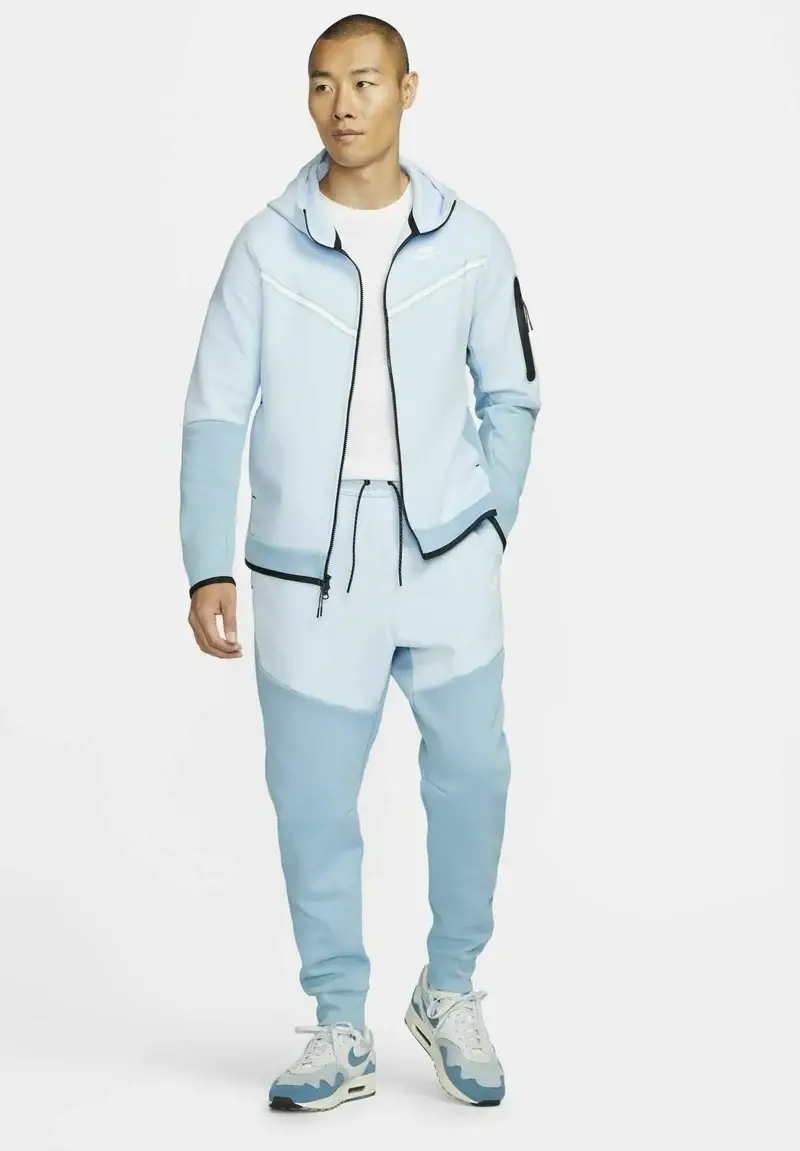 Fleece Windrunner Nike Tech Fleece Anzug Babyblau Fleece
