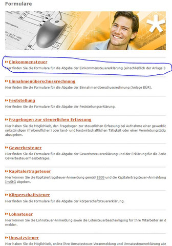 Formular - (Steuern, Finanzamt, Steuererklärung)