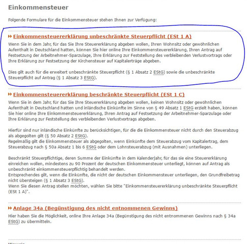 Falsches Formular Fur Die Steuererklarung Verwendet Steuern Finanzamt Steuerrecht