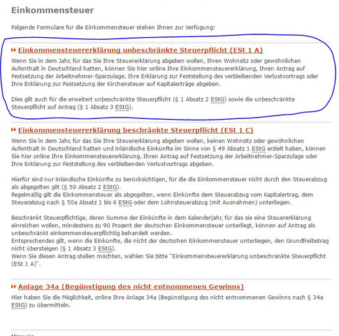 Formular - (Steuern, Finanzamt, Steuererklärung)