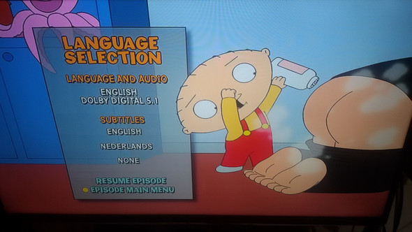 Family Guy Sprachauswahl - (DVD, Family Guy)