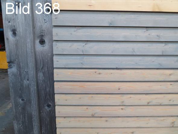 verfärbtes Holz auf Grund der Witterung - (Holz, Ethernet, Fassade)