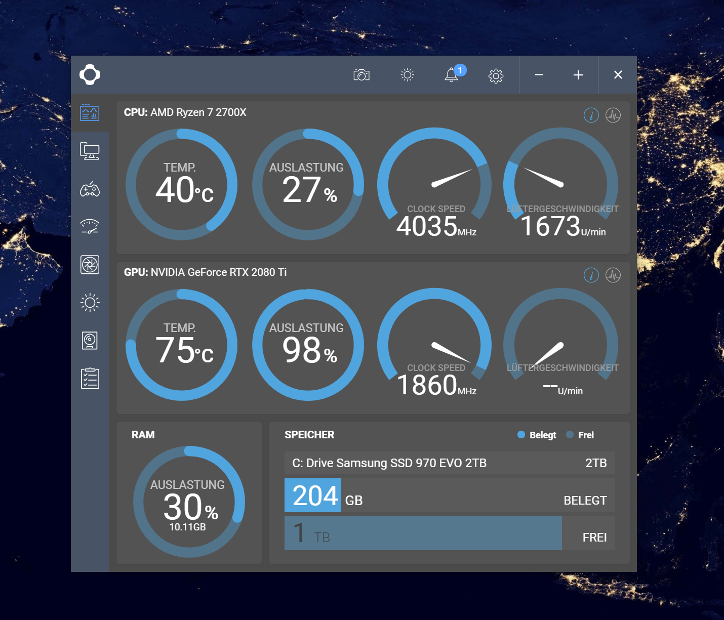 Fast 100% GPU Auslastung Bei 75 Grad Normal? (Computer, PC, Technik)