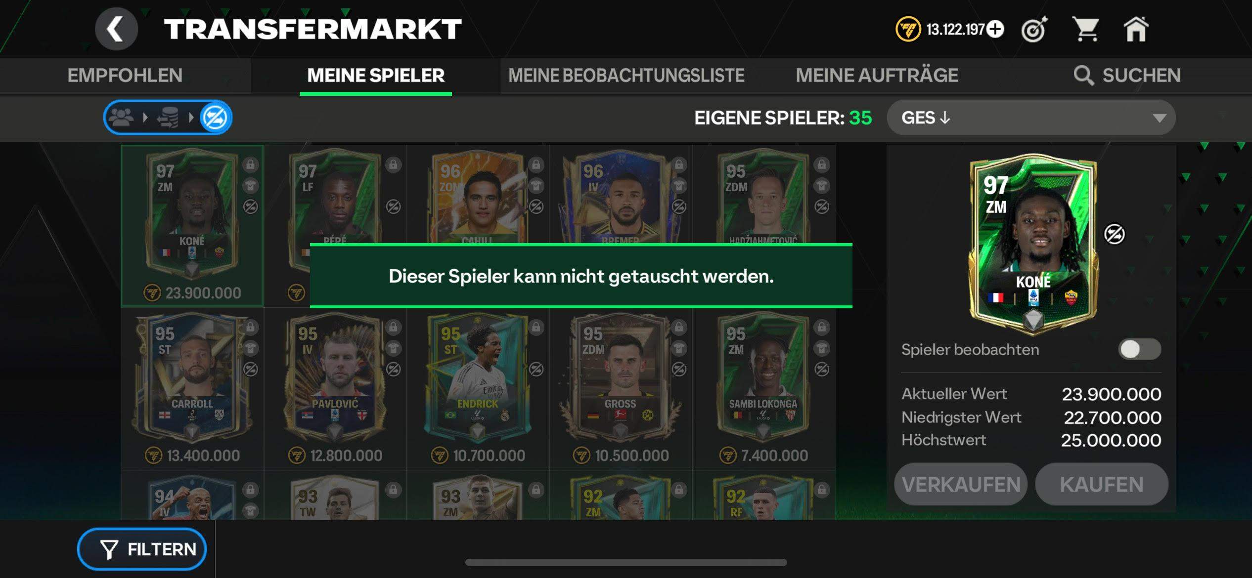 Fifa Mobile Spieler Verkaufen Geht Nicht