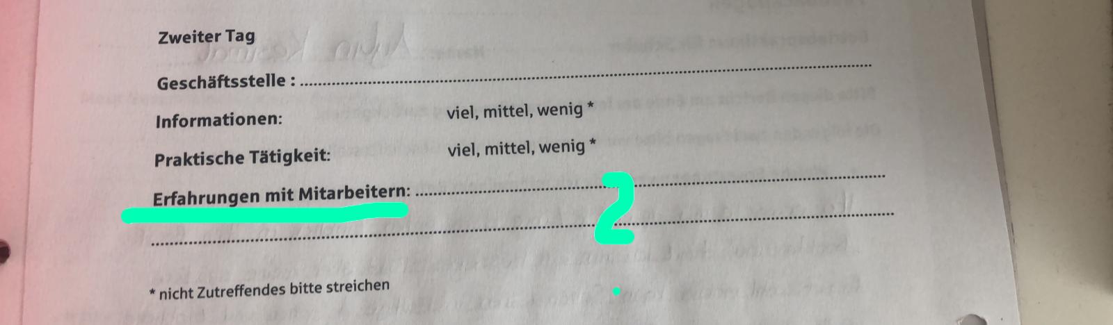 Feedbackbogen Ausfullen Fur Praktikum Beruf