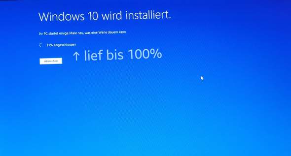 Fehler Bei Der Installation Von Windows 10 Ohne Fehlercode