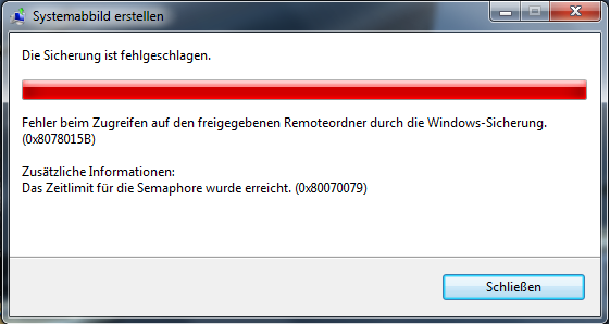 Beim Sichern Der Windows Support Software Ist Ein Fehler Aufgetreten Fehler beim Zugreifen auf den freigegebenen Remoteordner durch Windows