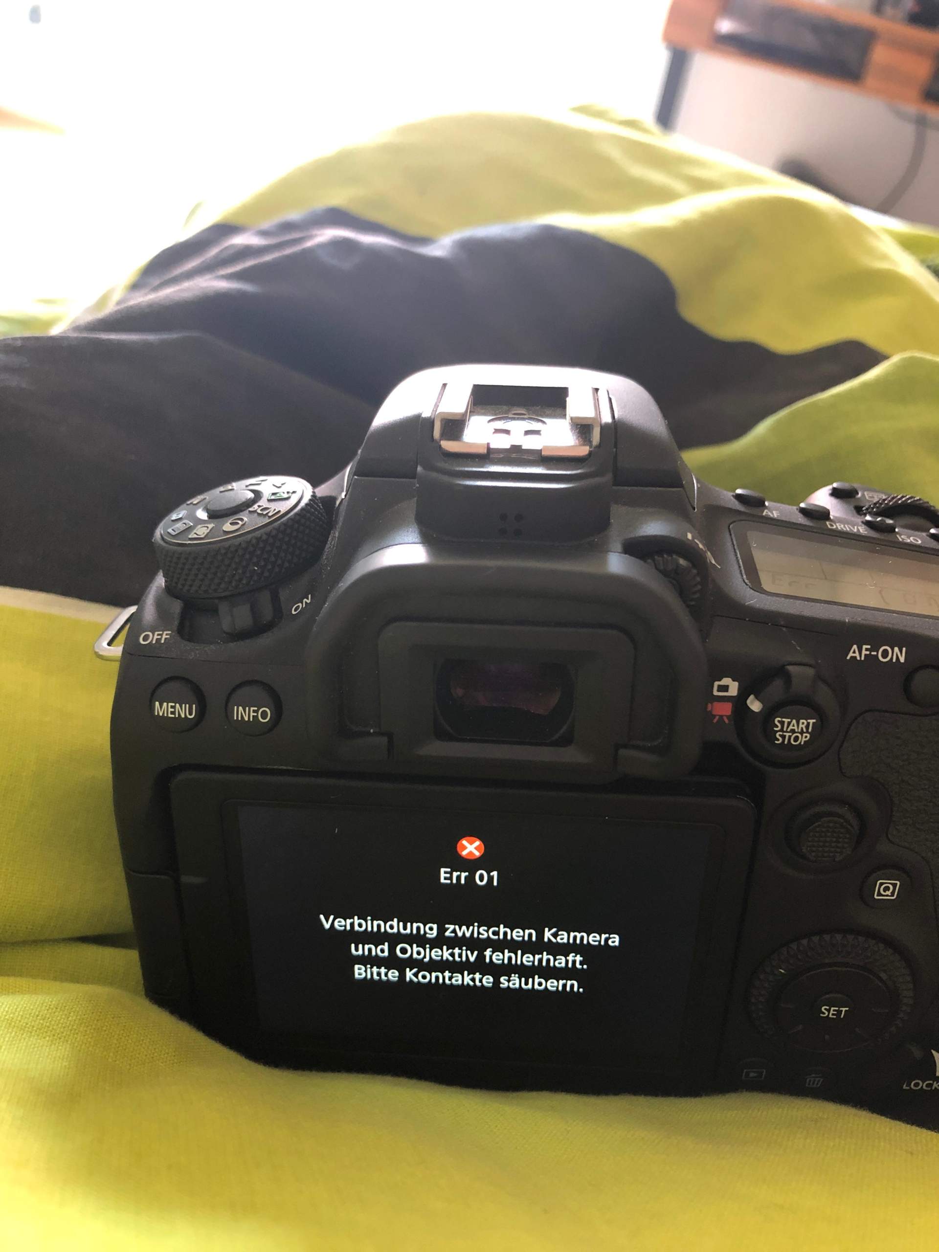Error 01 Fehler Canon Error 01? (Technik, Technologie, Kamera)