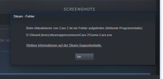 Fehler Hilfe Steam Computer Pc Spiele Und Gaming