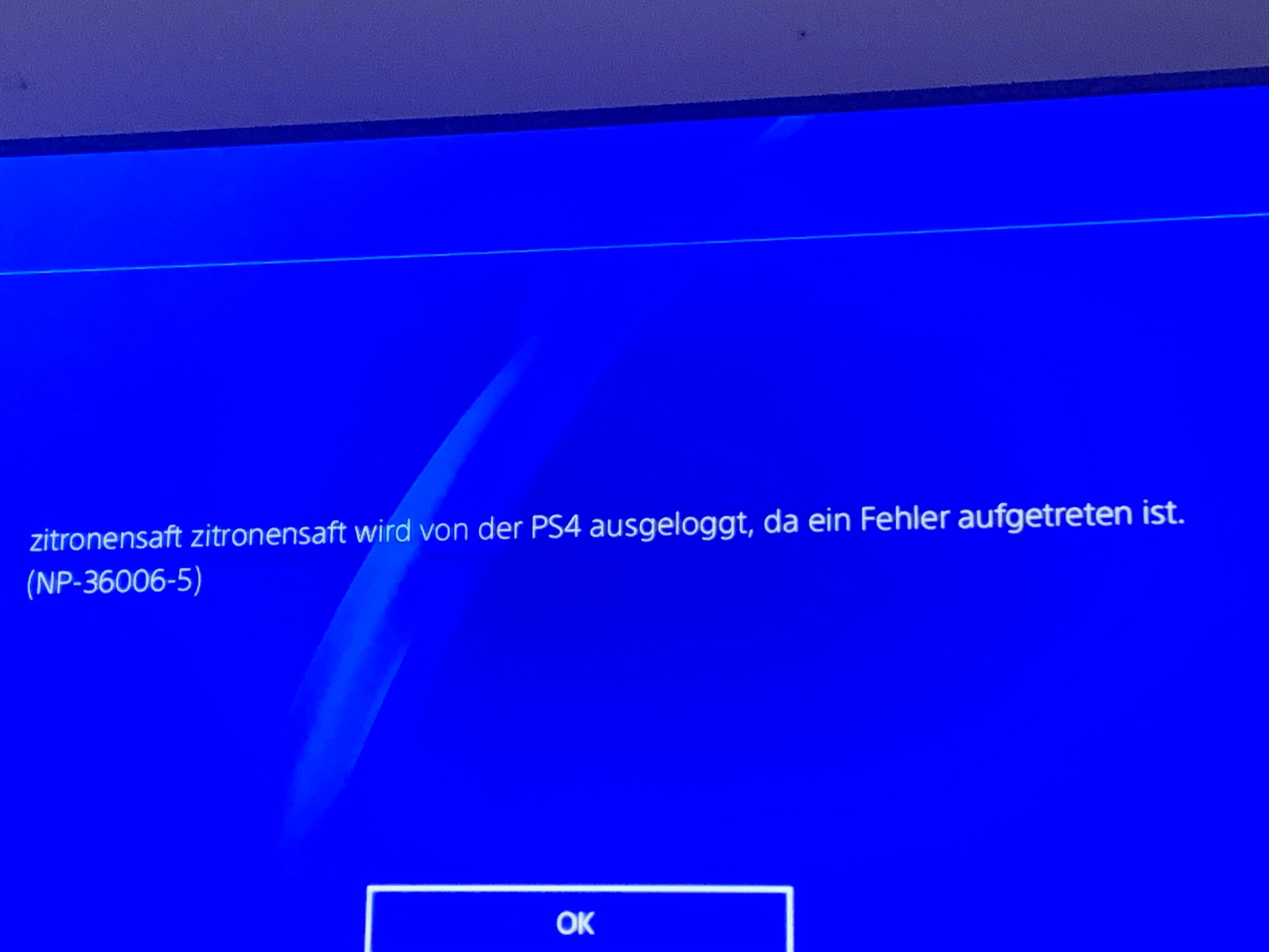 Np 36006 5 Ps4 Error Code
