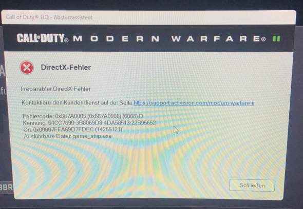 Mw2 Error Code Fehlercode MW2 : 0887a0005? (PC, Call of Duty, Call of Duty: Modern ...