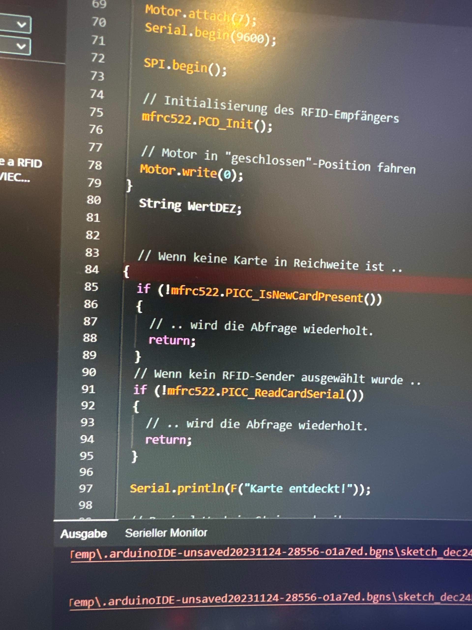 Arduino Token Fehlermeldung Arduino expected unqualified-id before „{„ token ...