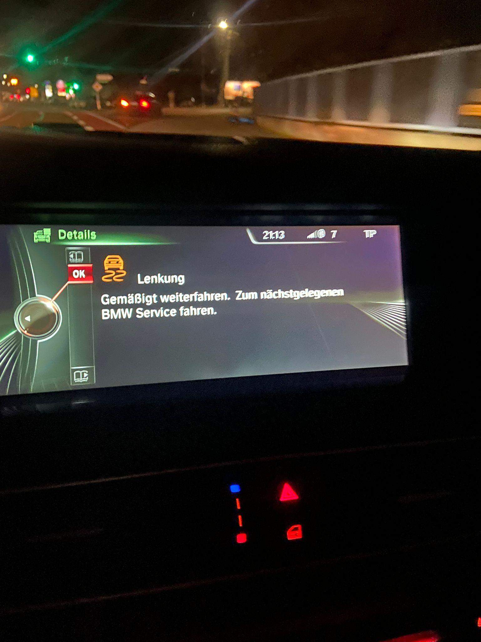 Fehlermeldung bmw f10? Technik, Technologie) Fehlermeldung bmw f10? Technik, Technologie)