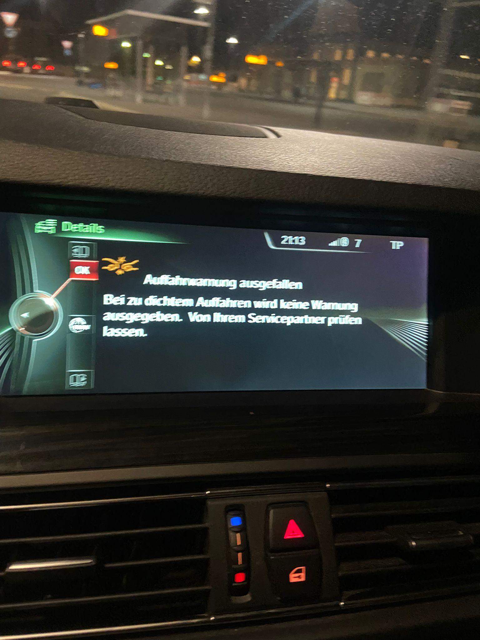 Fehlermeldung bmw f10? Technik, Technologie) Fehlermeldung bmw f10? Technik, Technologie)