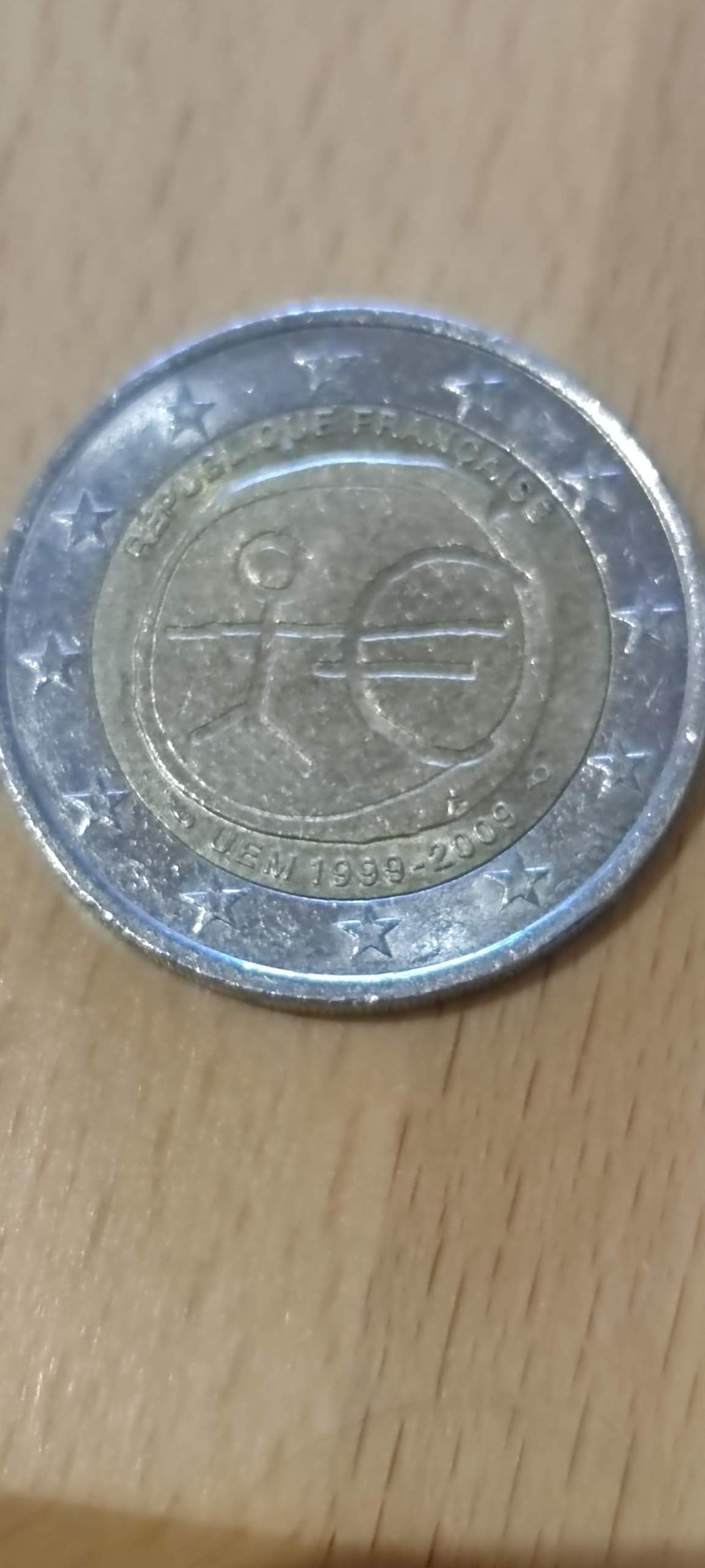 2 Euro Münze Wwu 1999 Bis 2009 J Wert Fehlprägung? - 2 Euro Münze WWU 1999-2009 Strichmännchen? (Geld, Wert