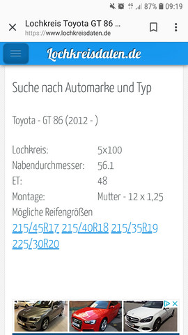 Felgen Lochkreis Etc Erklarung Gesucht Auto Umfrage Abstimmung