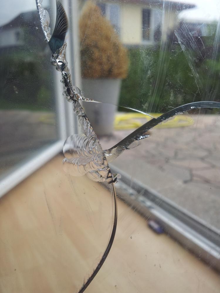 Fenster in Terrassentür gerissen Wie sag ich�s der