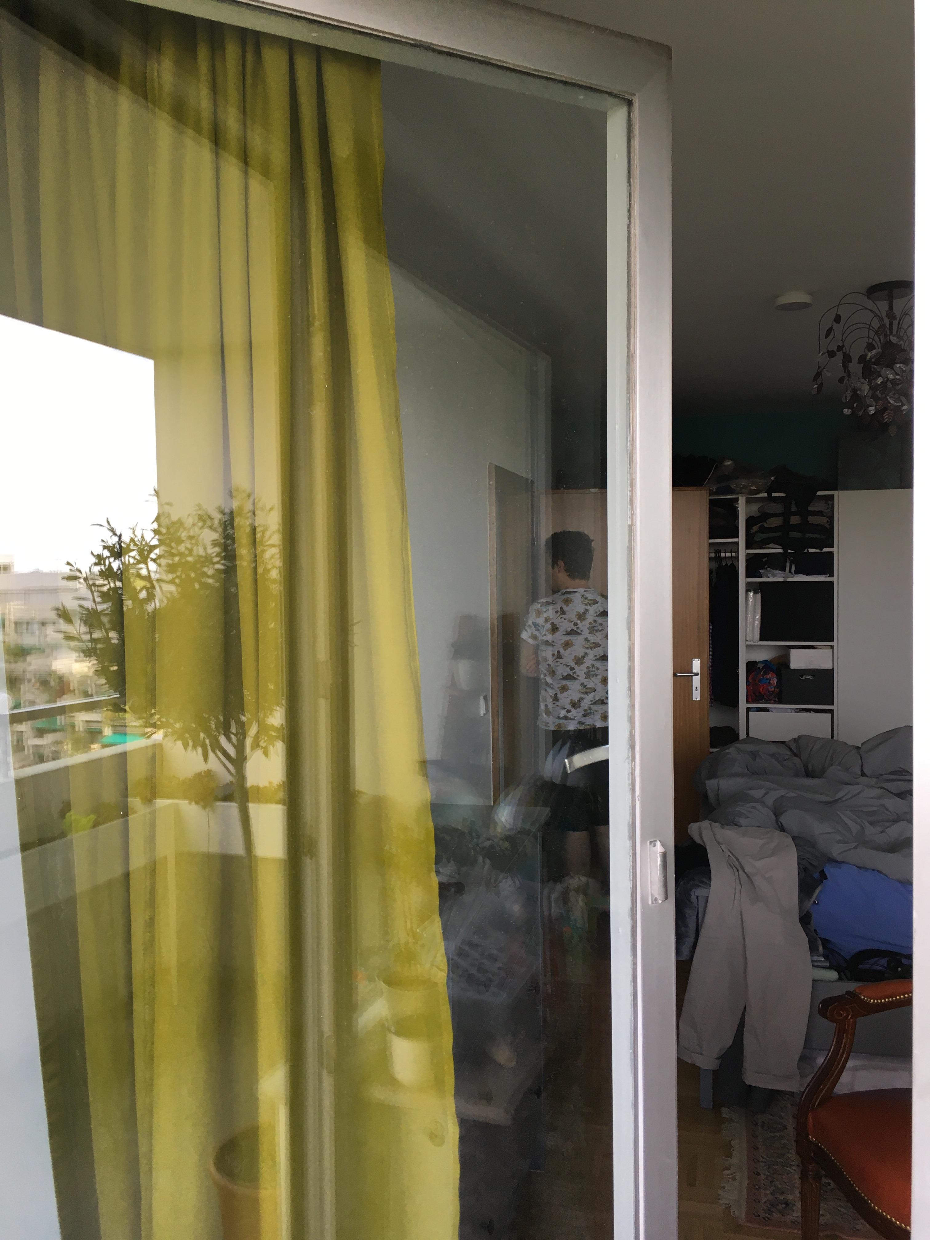 Fenster Zum Putzen Auseinander Bauen Technik Technologie Fensterscheibe