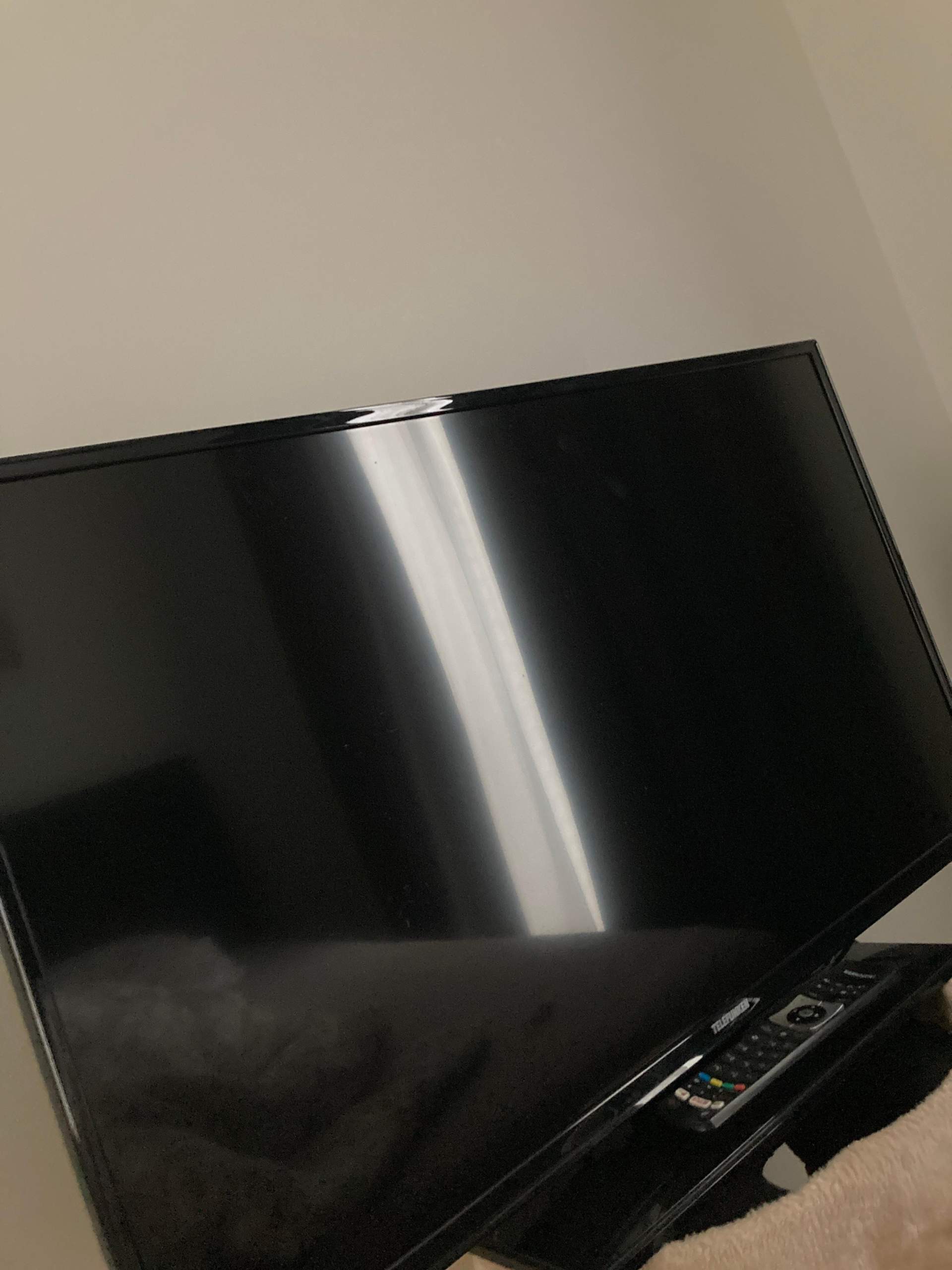 Fernseher geht nicht mehr (schwarzes Bild, Ton geht)? (Telefunken TV)