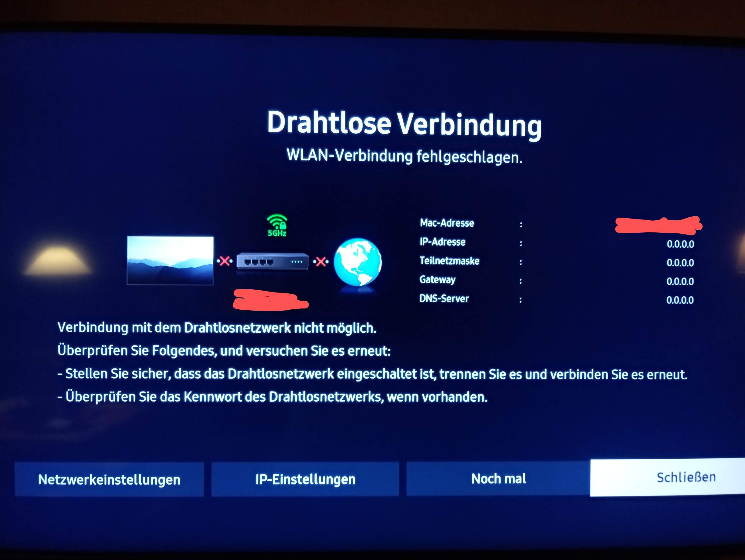 Fernseher Verbindet Sich Nicht Mit Internet Fernseher lässt sich nicht mit Internet verbinden? (Technik, Samsung