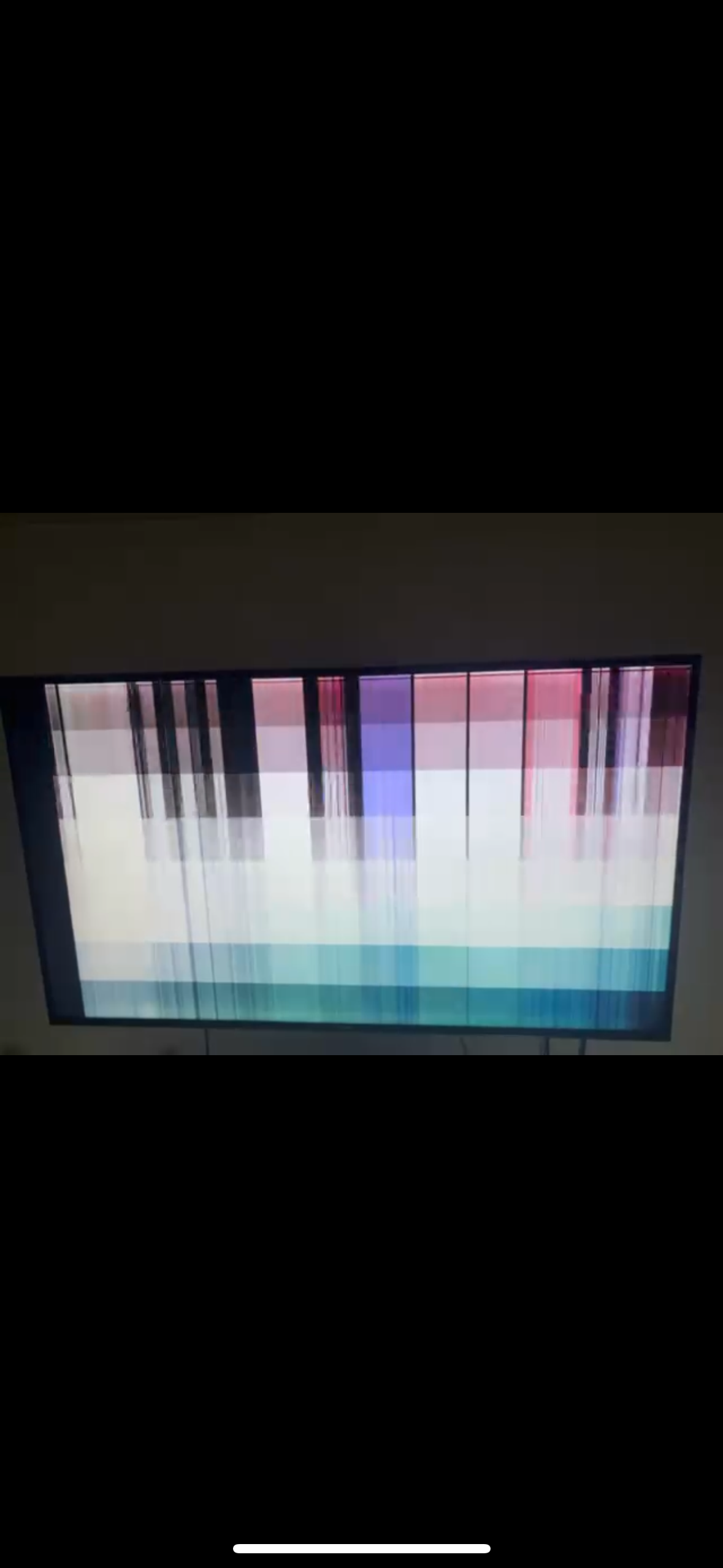 Fernseher plötzlich kaputt, weiß jemand woran es liegt? (Samsung, Smart TV)